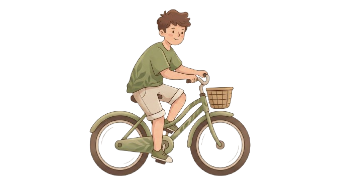 Boy on Bicycle